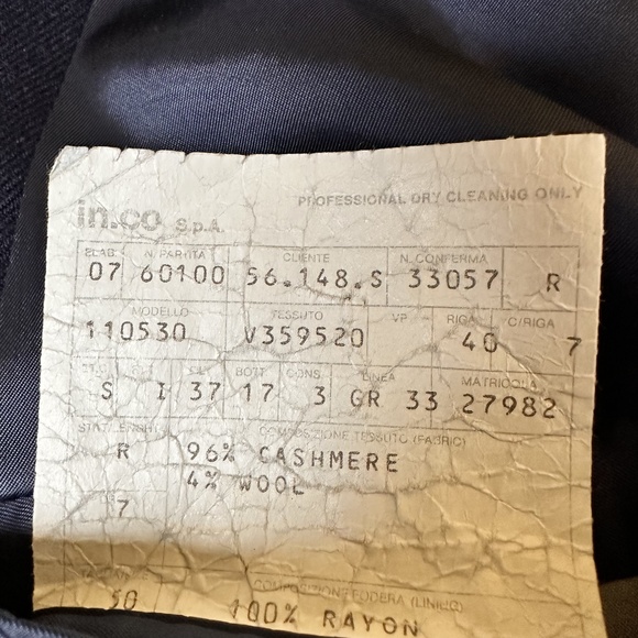 Zegna Cashmere Sport Jacket in Navy - Picture 8 of 10